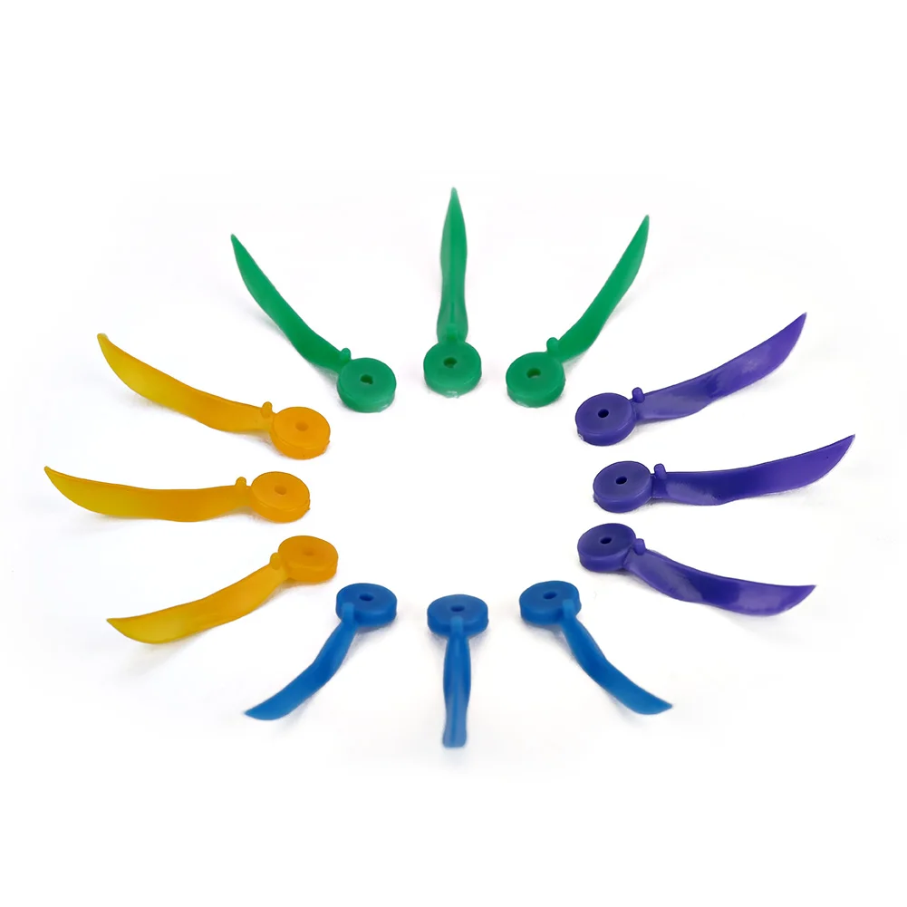 4 вида цветов 400 шт./кор. ABS plasticsmooth одноразовые стоматологические клин с отверстием для всех 4 размера аспид зуба Клин медицинские стоматологические инструменты