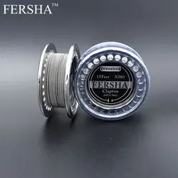 FERSHA 5 м/ROll NI80 катушки сборные сопротивление провода для RDA RDTA распылитель Vape провод нагреватель DIY змеевика испарителя vape аксессуар