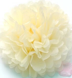 10PCS Handmade 6''(15CM) Tissue Paper Pom Poms Paper Flower Ball Pompom For Home Garden Wedding Birthday&Wedding Car Decoration 