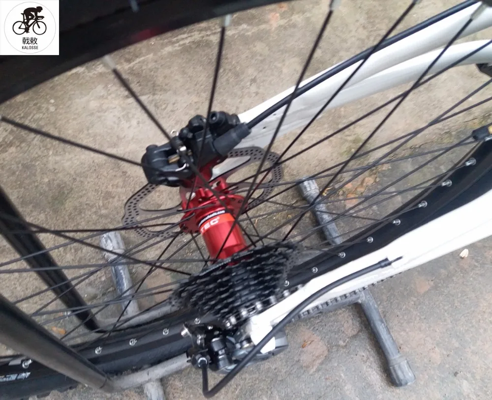 Best Kalosse  DH/XC/AM    Soft-tail Frame   26*17 inch   bicicleta mountain bike  27 speed  26er Hydraulic  Disc brakes 5