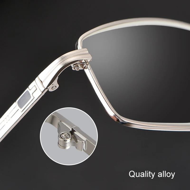 Handoer 7052, очки для чтения, оправа для мужчин и женщин, гибкий металлический полный обод, очки для чтения, очки по рецепту