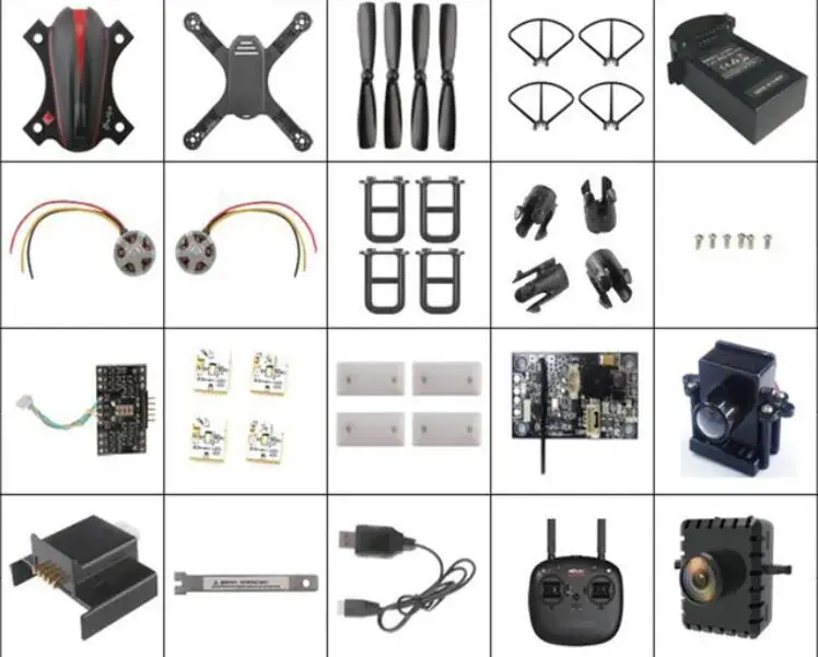 Квадрокоптер MJX B3Mini B3 mini Bugs3 Mini RC запасные части пропеллеры кожух двигателя ESC