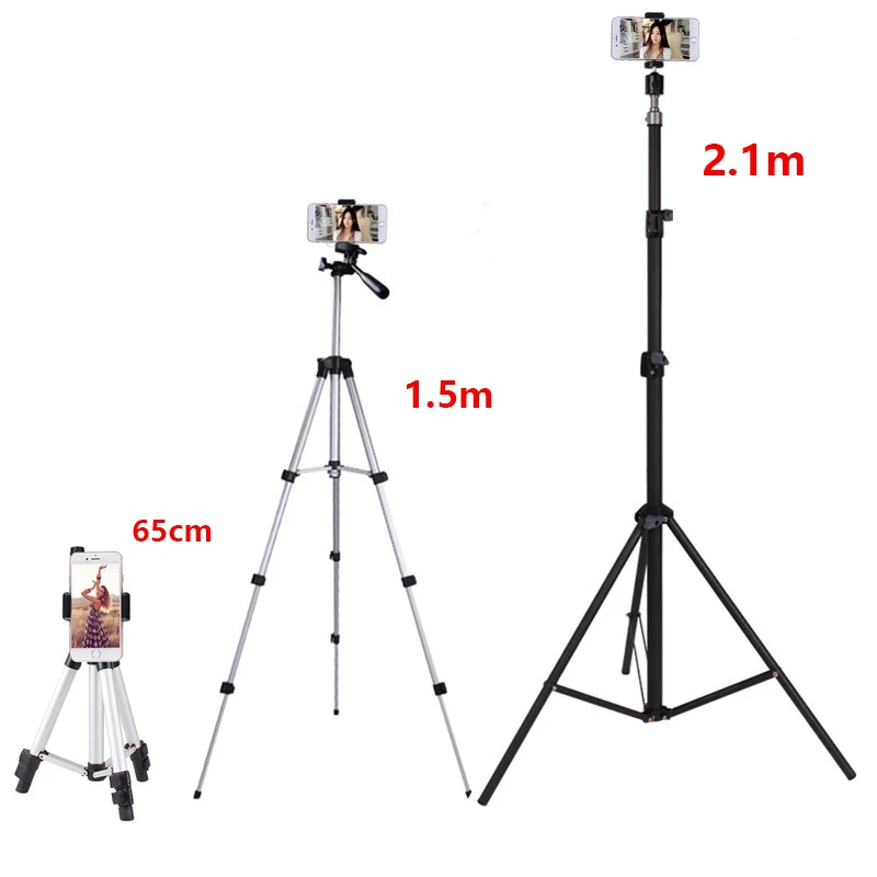 

Phone Holder with Remote Mobile Phone Tripod Stand for iPhone 7 6S Plus 5S Samsung TISKE Portable Travel Camera Tripod Holder