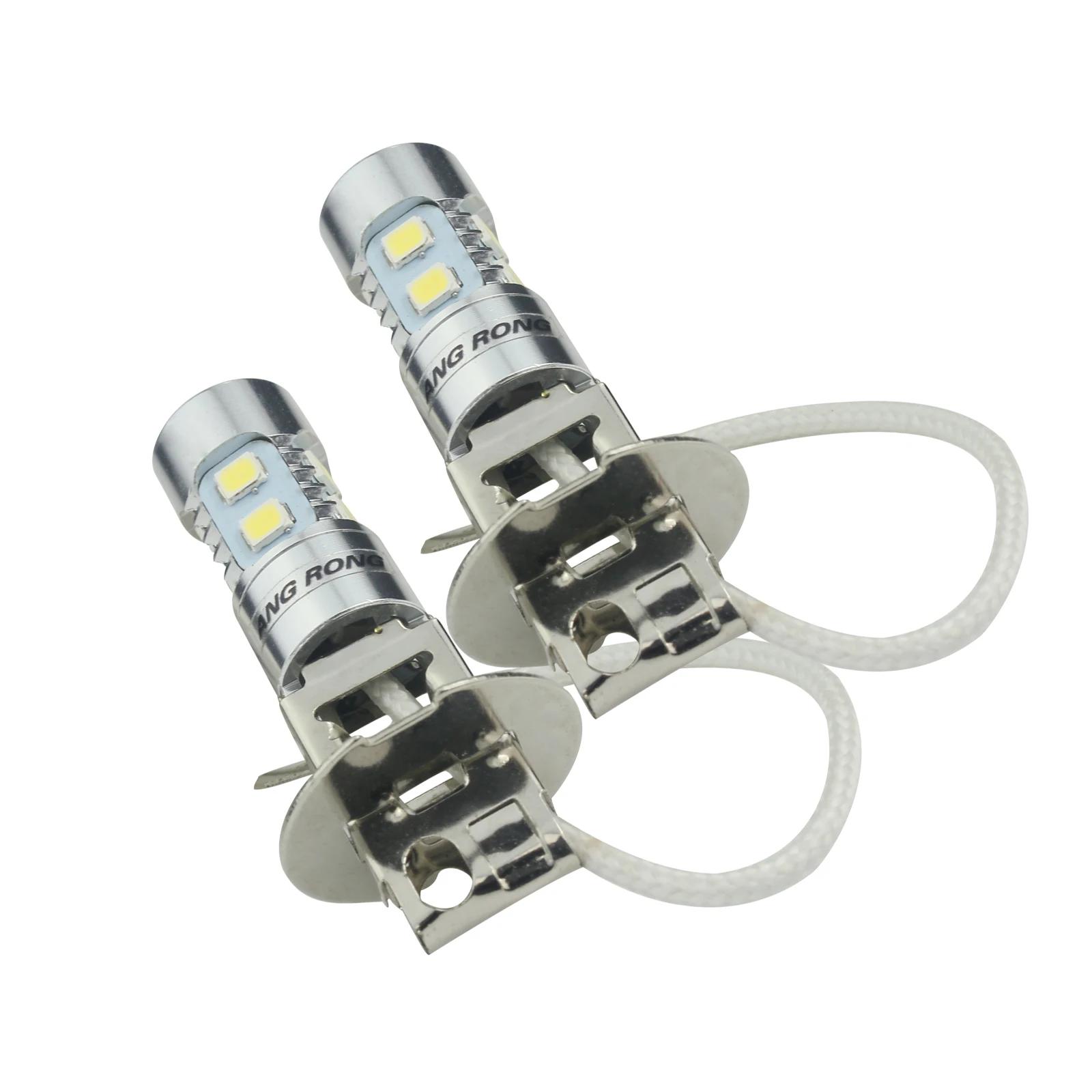 Angrong 2x H3 453 лампы 10 SMD SAMSUNG светодиодный проектор Head фонари дневного света Противотуманные светильник дневные ходовые огни