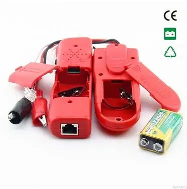 Rastreador de Fio de Telefone Rj11 com Clipe de Jacaré Noyafa Melhor-venda Cabo Tester Rede Rj45 Nf-806 Red - Imagem 4