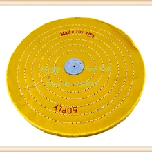 6X50 желтая ткань полировка колеса инструмент для полировки ювелирных изделий хлопок полировка колеса 2 шт./лот Полировка диска