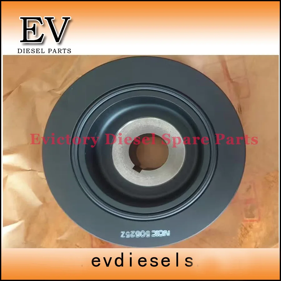 4jb1 4jb1t Crankshaft Pulley For Kobelco Excavator Sk60 Pistons