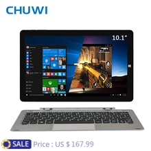 CHUWI официальный! 10.1 дюймов CHUWI Hi10 Pro Планшеты PC Windows10 и двойной ОС Android 5.1 Intel Atom Z8350 4 ядра 4 ГБ Оперативная память 64 ГБ Встроенная память