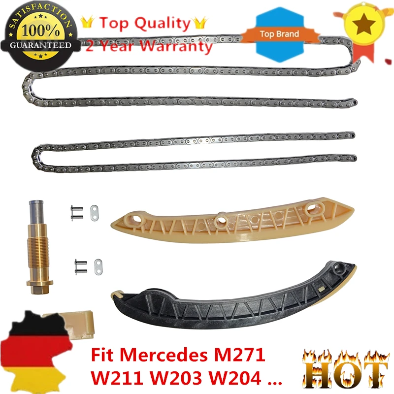 Timing Chain Kit For Mercedes M271 M 271 CLC C E Class CLK SLK Sprinter