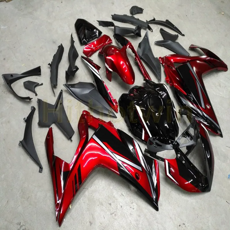 

Gifts+Custom+Injection mold red black ABS Covers Fairings For Yamaha R3 YZFR25 2015 2016 motorcycle Panels