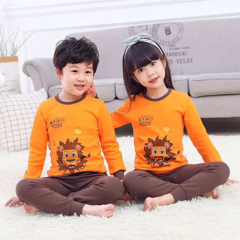 

BoysGirls Pajama Sets for Kids Cotton Sleepwear Children Cartoon Clothes Sets for Teenage Girls Pajama Suits 8 10 11 12 14 Years
