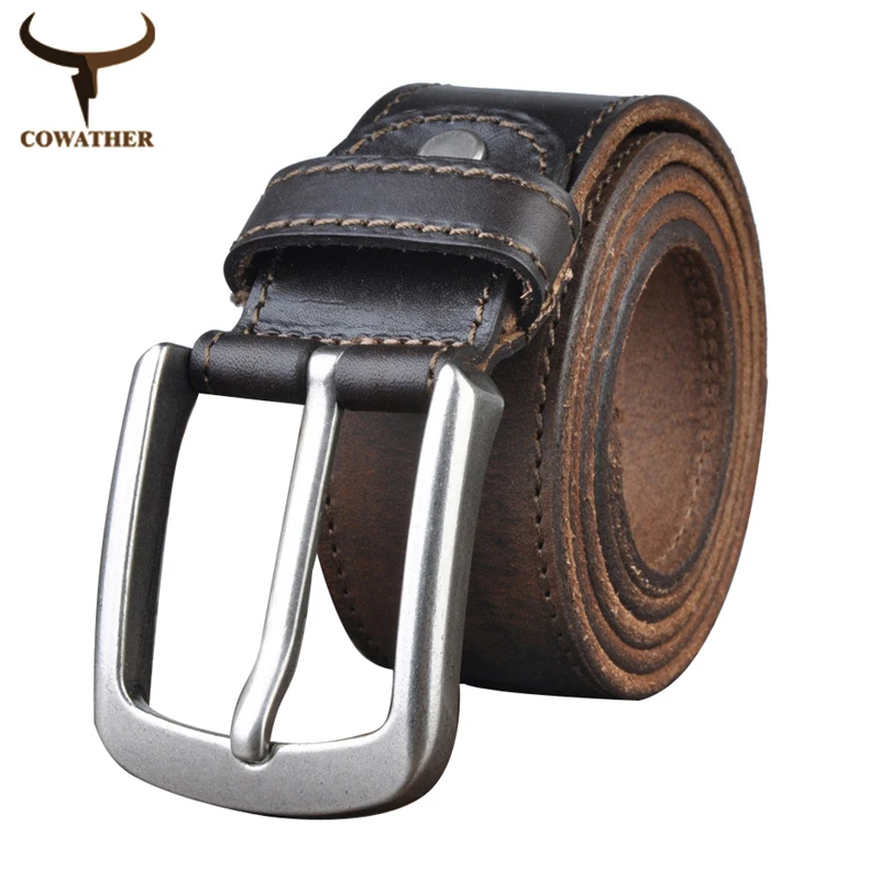 www.bagssaleusa.com : Buy COWATHER 2016 Top Cow genuine leather belts for men alloy buckle vintage ...