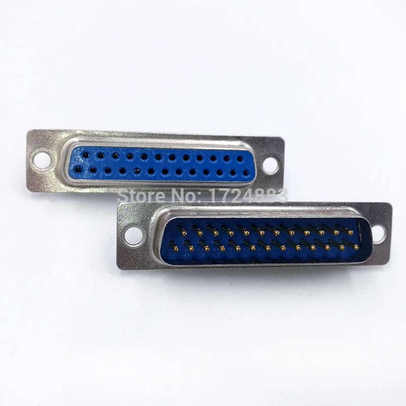 Connecteur DB25 Mâle Sans Soudure - Adaptateur Série RS232 - 25 Broches Avec Boîtier