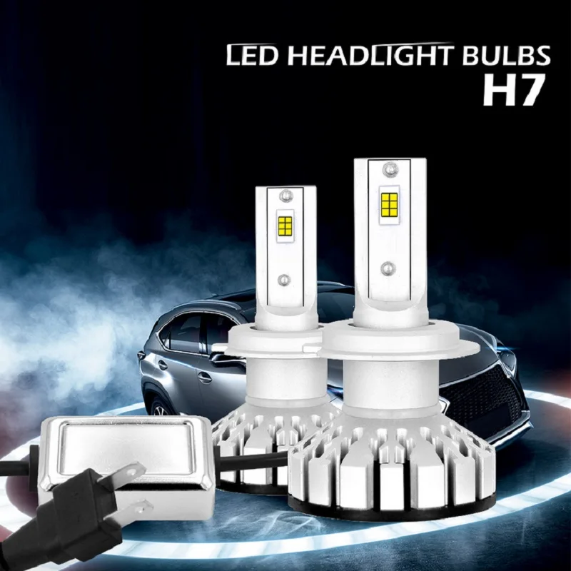 

H7 LED H4 Car Headlight bulbs H11 H1 9005 9006 H3 Daytime Running Light Fog Light 1 Pair 100W 9600Lm Auto Lamps Car Styling 2018