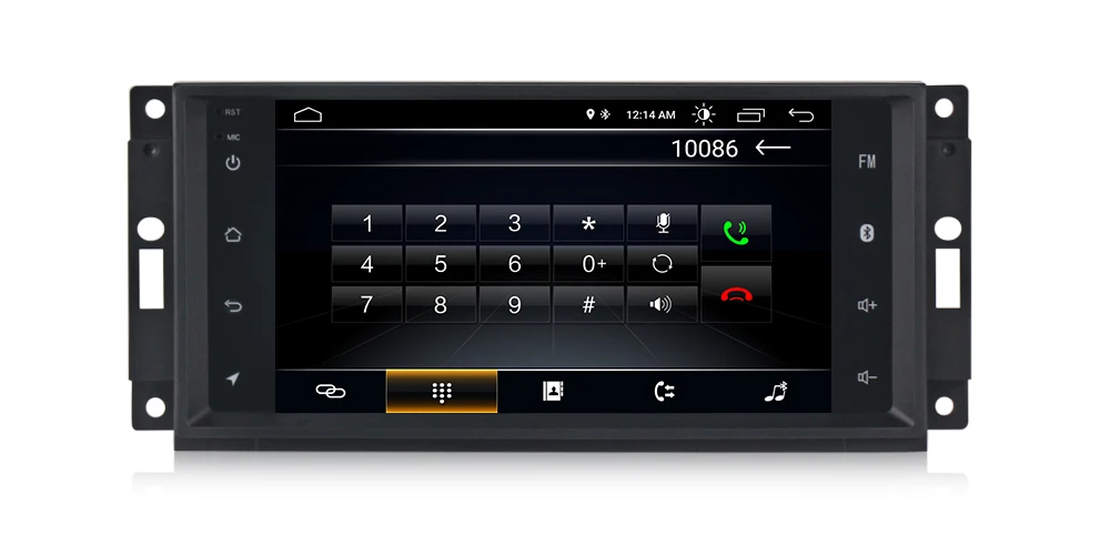 Best Navifly Android 8.1 Car dvd player GPS Navigation for Jeep Grand Cherokee 2009 2008 2010 Wrangler Compass Dodge Chrysler Map BT 15