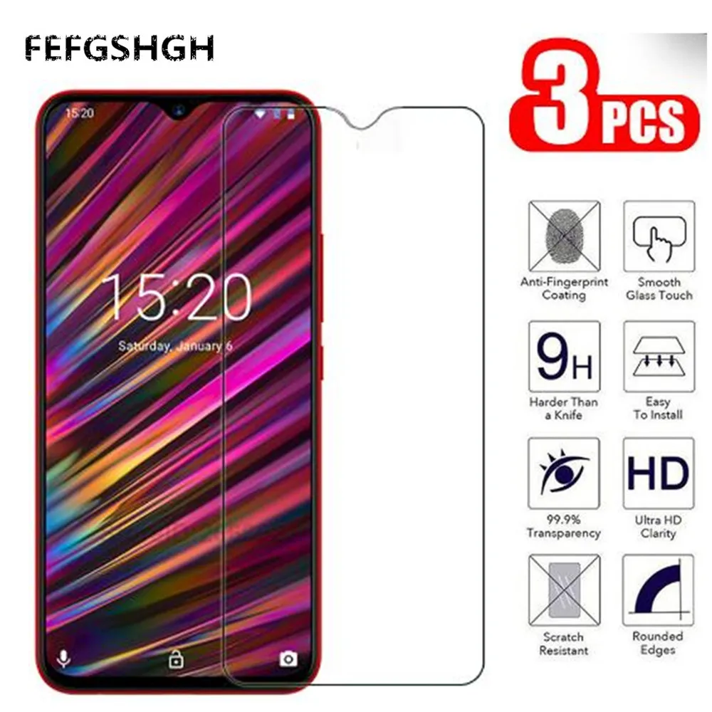 

2.5D 9H Tempered Glass For UMIDIGI F1 Play Screen Protector Glass On The For UMIDIGI F1 Play Protective Film Glass