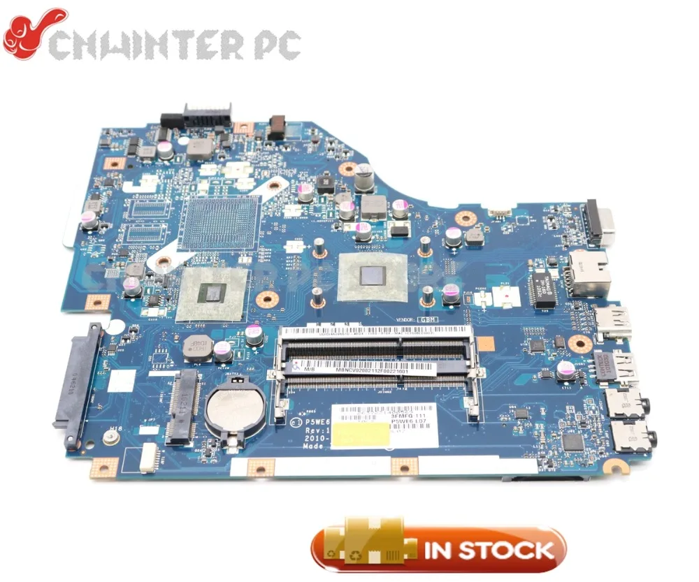 NOKOTION MBNCV02002 Мб. NCV02.002 для Acer Aspire 5253 5250 Материнская плата ноутбука P5WE6 LA-7092P DDR3 протестированы