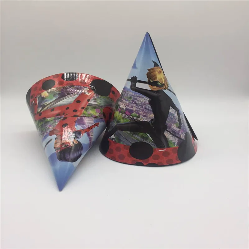 6pcs Disposable Birthday Party Paper Hat Decoration Party Supplies