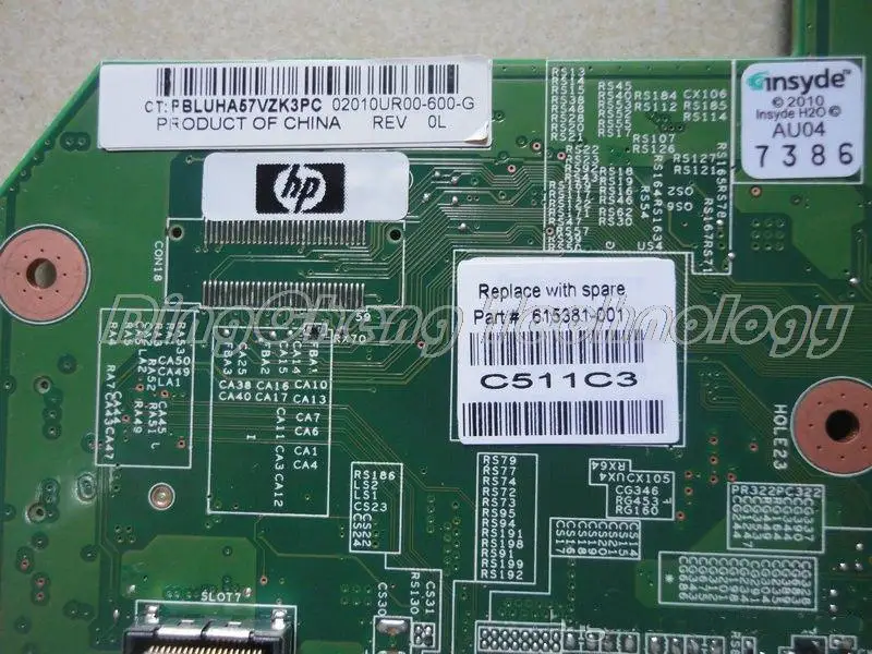 HOLYTIME محمول لوحة رئيسية لأجهزة HP CQ62 G62 G72 دفتر اللوحة الأم 615381-001 1 GB HD 5000 HM55 DDR3 100% اختبار