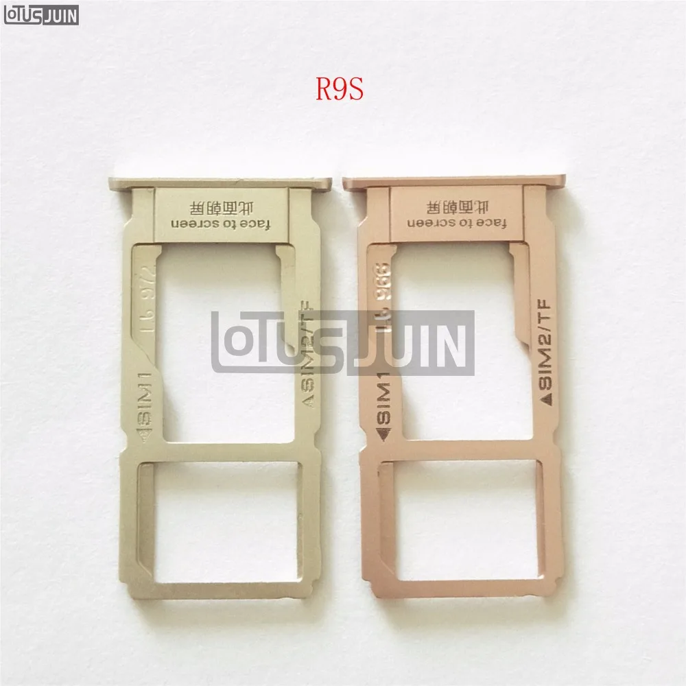 1pcs NEW for OPPO R9S SIM Card Tray Micro SD Holder Slot Replacement Repair Parts | Мобильные телефоны и аксессуары