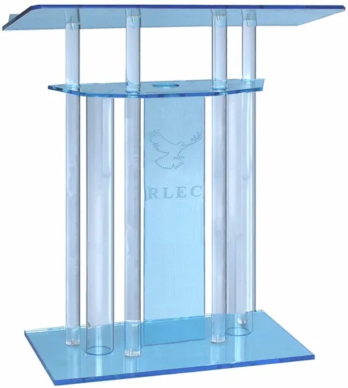 Excellent Free Shipping artistic acrylic church lectern / pulpit of bright acrylic church 9