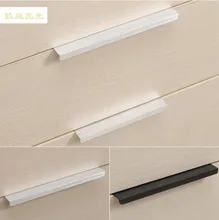 Modern Simple Cabinet Door Edge Handle Wardrobe Drawer Pulls Black Hidden Furniture Handles Zinc Alloy Kitchen Cabinet Knob Buy Inexpensively In The Online Store With Delivery Price Comparison Specifications Photos
