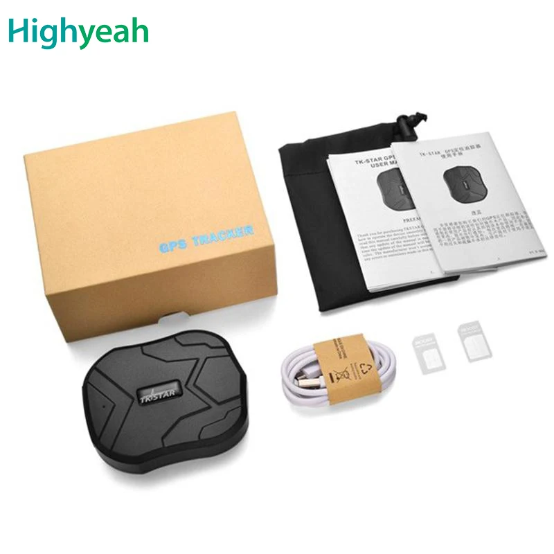 GPS Tracker Car Tracker Vehicle GPS Locator GSM TK905 Tkstar Magnet Standby 90Days Real Time LBS Position APP Free Tracking