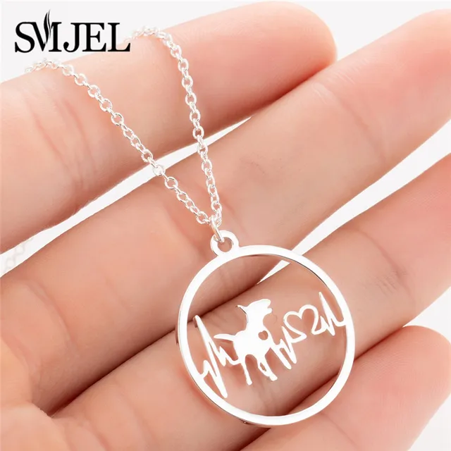 SMJEL Stainless Steel Pug Dog Necklace: A Heartwarming Tribute to Man s Best Friend