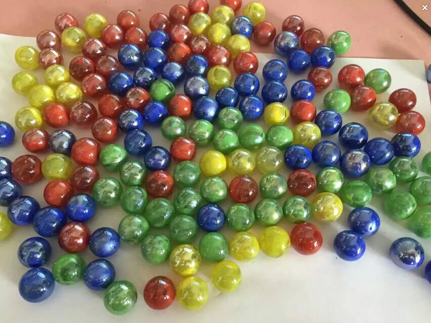 FREE SHIPPING 20pcs 16mm solid colour glass marble ball 1.6cm colourful