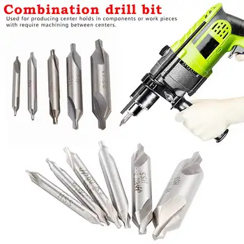 

5Pc Combined Drill Set For Power Tools Center Drills Bits Countersink Drill Set For Power Tools