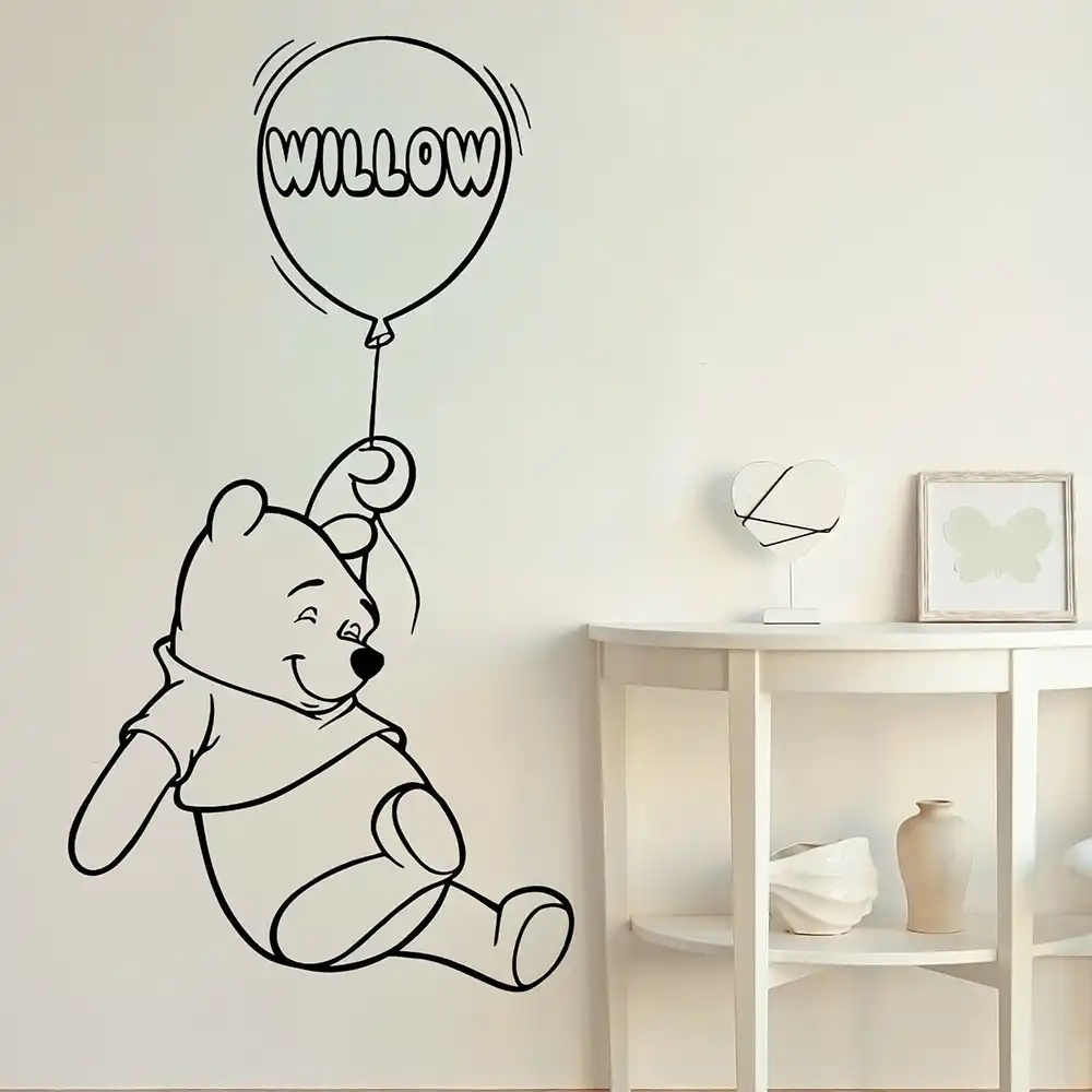 pooh bear nursery decor
