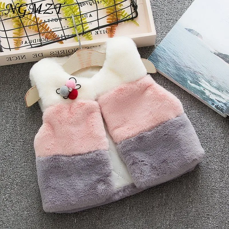 Baby Vests Waistcoats Thicken Coat Girls Vest Waistcoats Kids