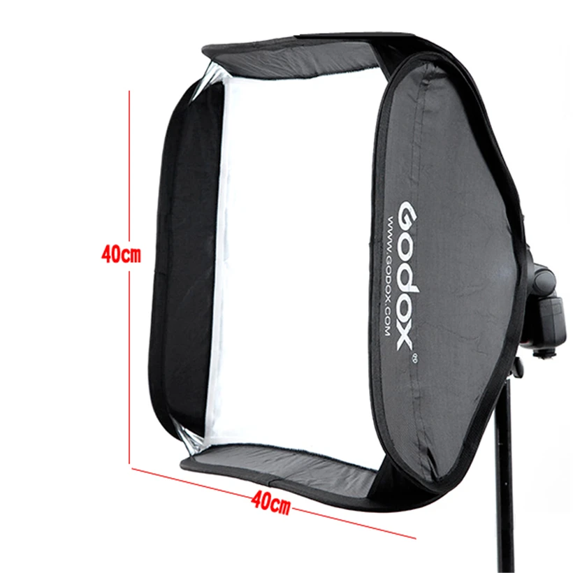 

Godox 40*40cm Softbox Bag Kit for Camera Studio Flash fit Bowens Elinchrom Mount S-Type Bracket