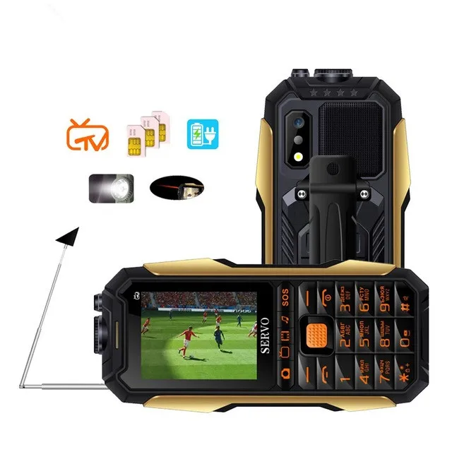 SERVO X7 Mobile Phone 3 SIM Cards 2.4