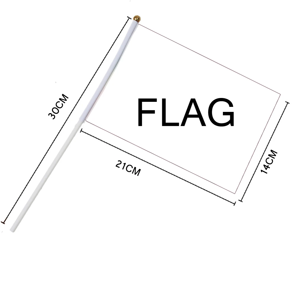14x21 см 10 шт. австралийский Национальный флаг ручные развевающиеся флаги с пластиковые флагштоки парад спорта украшения дома NC004