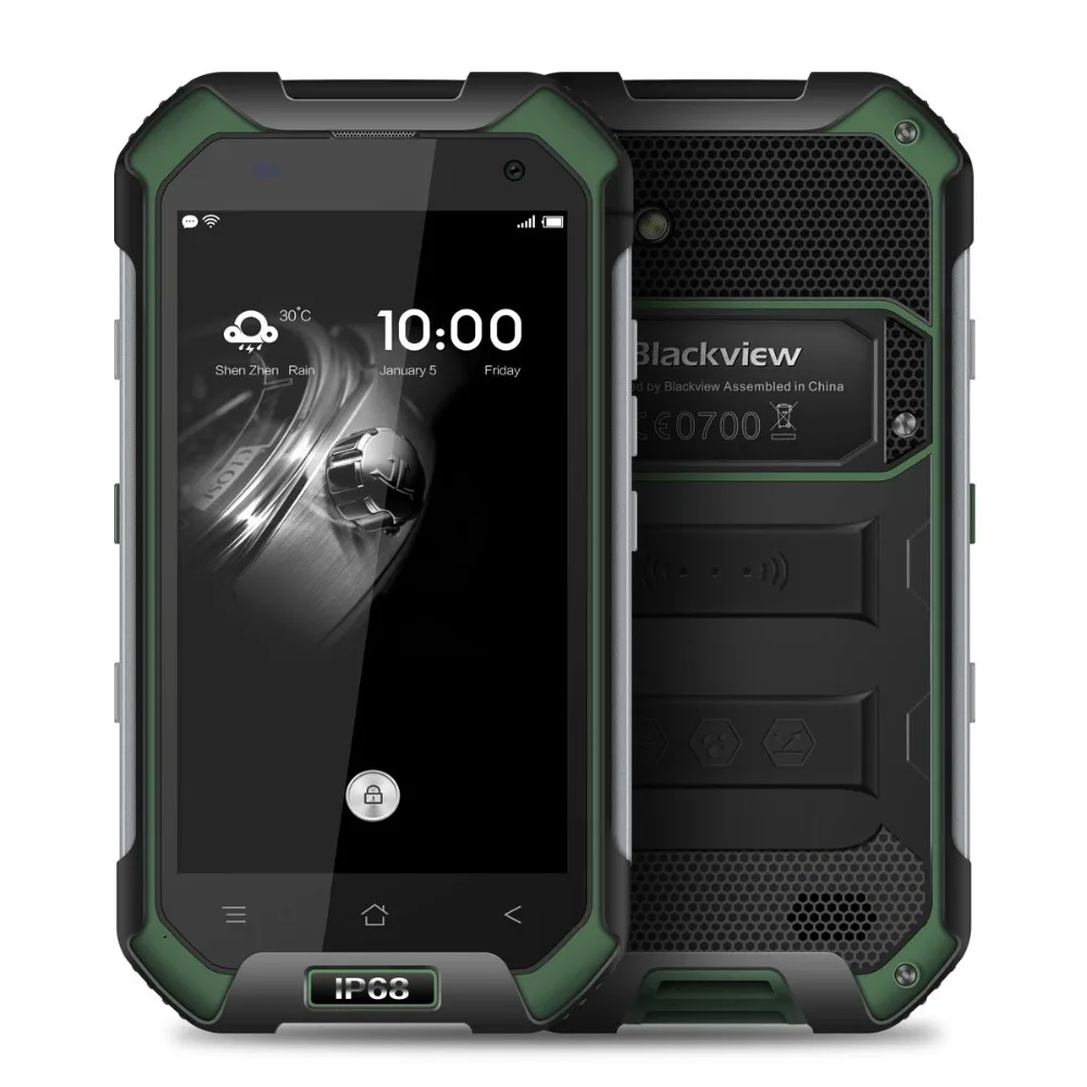 Blackview BV6000S мобильный телефон Android 7,0 MTK6735 Четырехъядерный 4G FDD LTE 2 ГБ+ 16 Гб 13.0MP IP68 водонепроницаемый смартфон