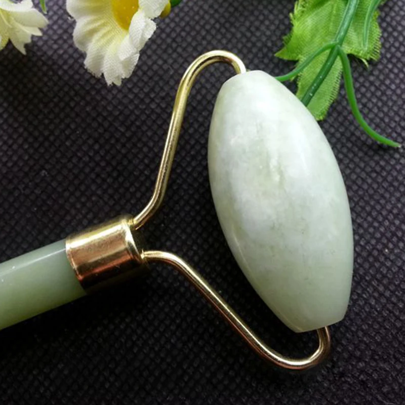 New Natural Double Head Facial Beauty Massage Tool Jade Roller Face Thin Massager Dropshipping
