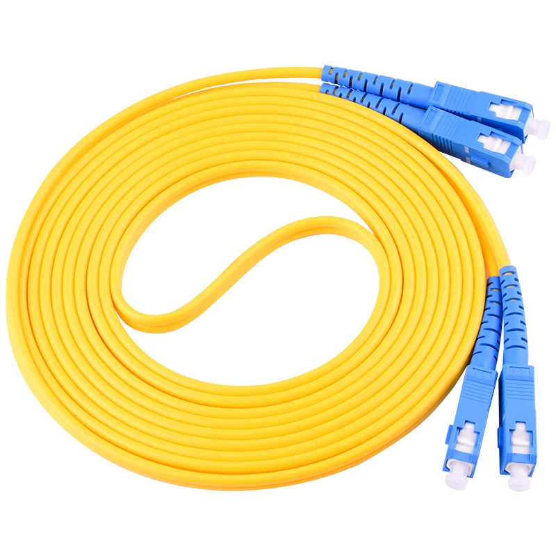 5 шт./лот кабель дуплексный одномодовый SC/UPC-SC/UPC Волоконно-оптический патч-корд