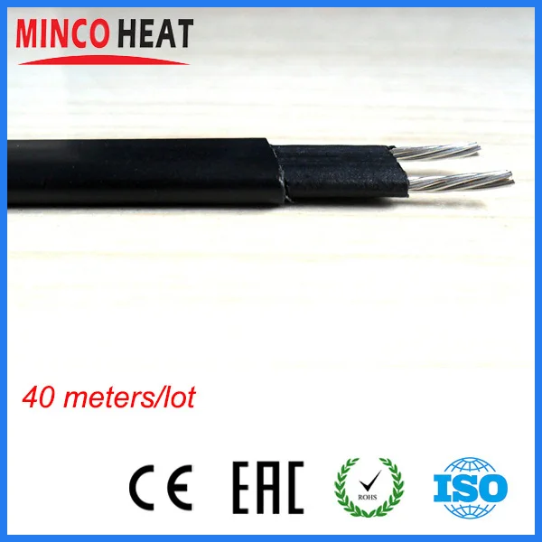 

40 meters/lot Water Pipe Freeze Protection Self Regulating Heating Cable
