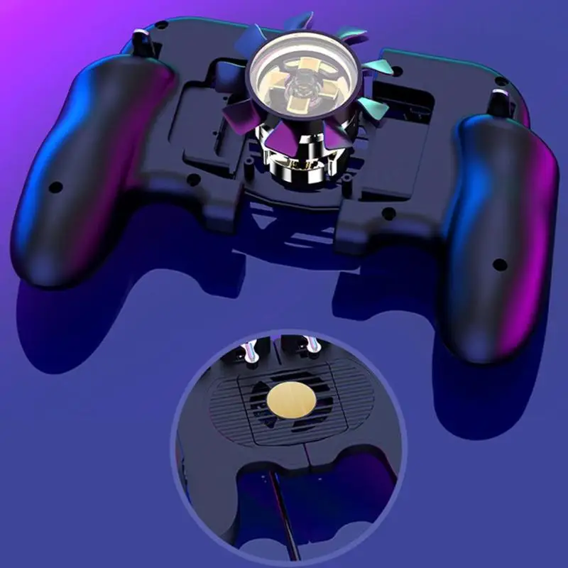  H6 new Mobile Gamepad Controller for smartPhone L1R1 Grip Joystick Trigger for PUBG front key rever