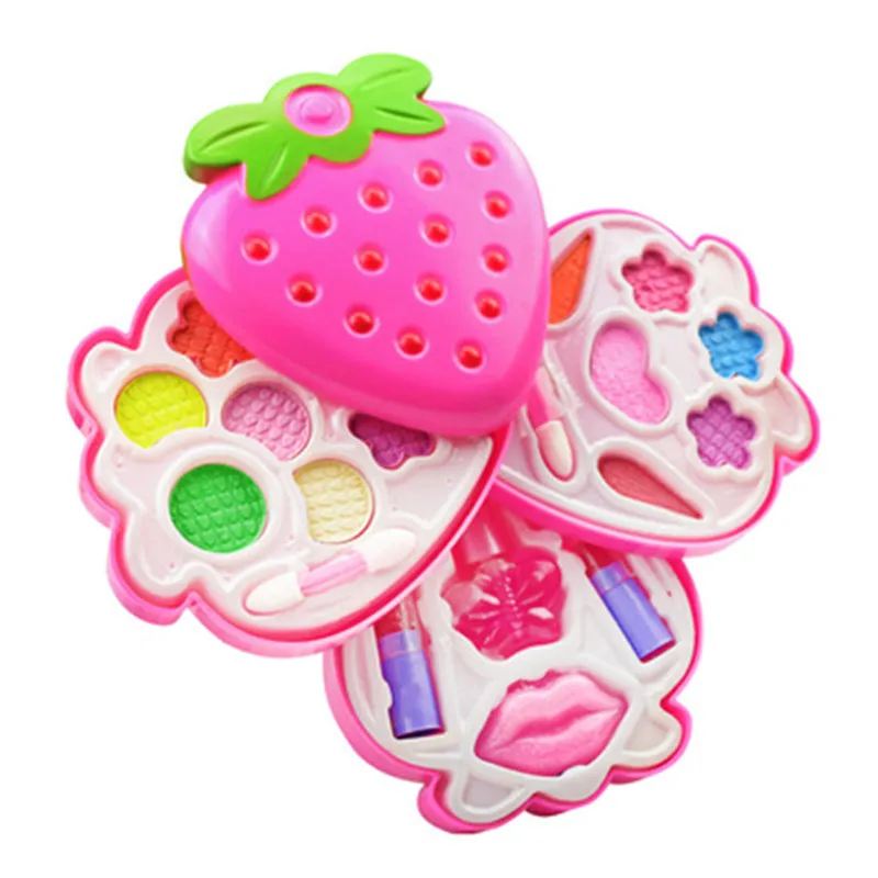 Strawberry Shape Makeup Toys Baby Girls Pretend Play Safe Kids Girls