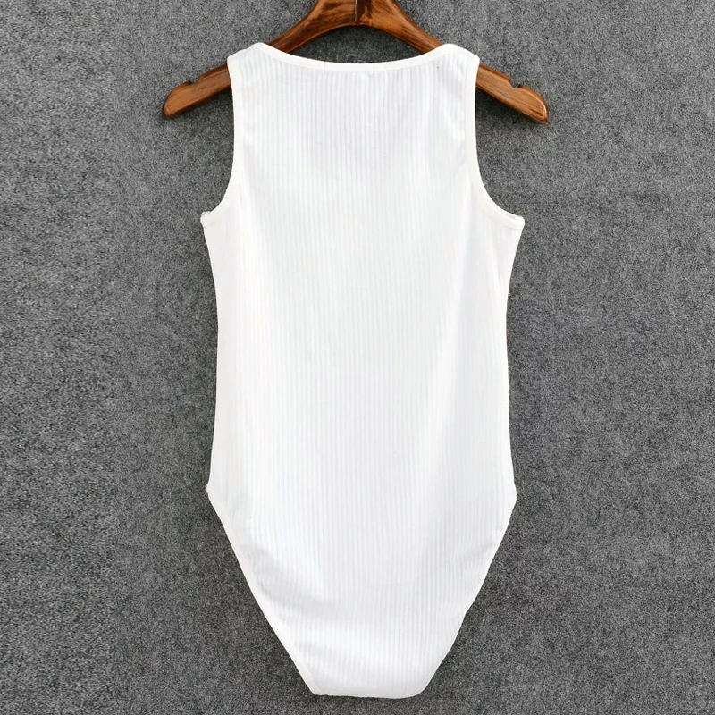 white lace bodysuit Women Sexy Button Front Ribbed Bodysuit Tank Ribbed Bodysuits Daisy Street Body In Rib With Button Detail crotchless bodysuit