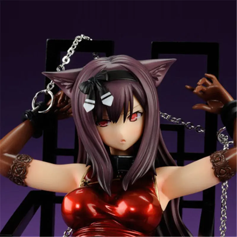 20 см аниме Embrace Japan Planet of the Cat и стулья Brinquedos Сексуальная ПВХ фигурка девушка