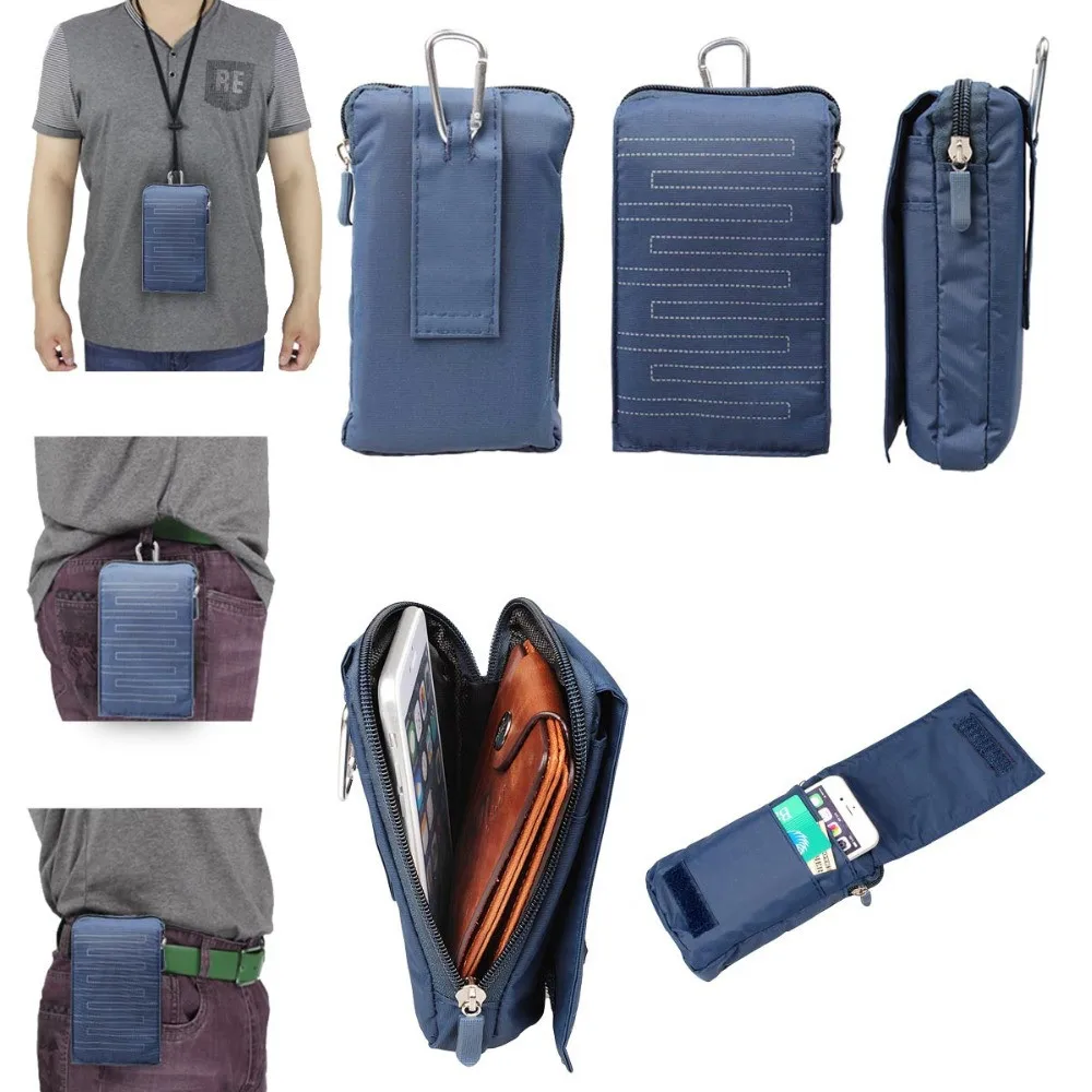 NEW-Sports-Wallet-Mobile-Phone-Bag-Outdoor-Army-Cover-Case-For-Multi-Phone-Model-Hook-Loop
