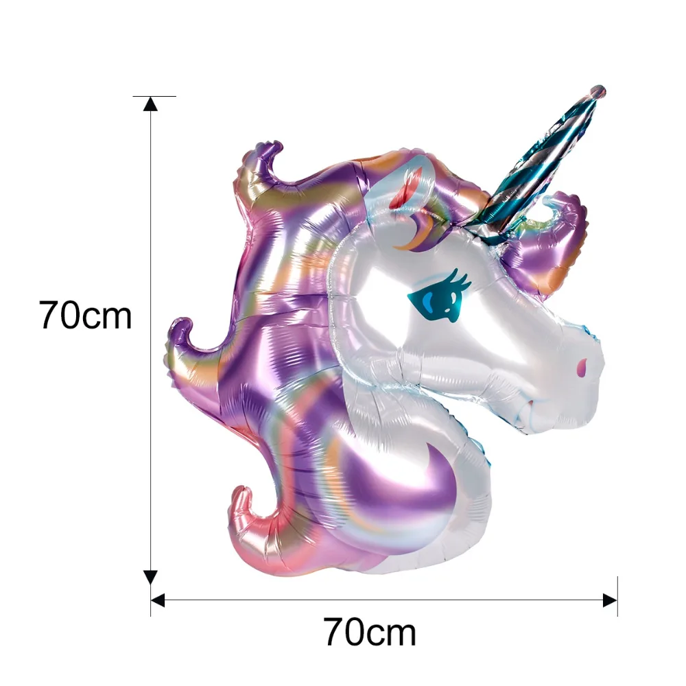 FENGRISE Rainbow Unicorn Party Table Decoration & Accessories Table Balloons Birthday Baloons Wedding Table Decoration Baby Kids