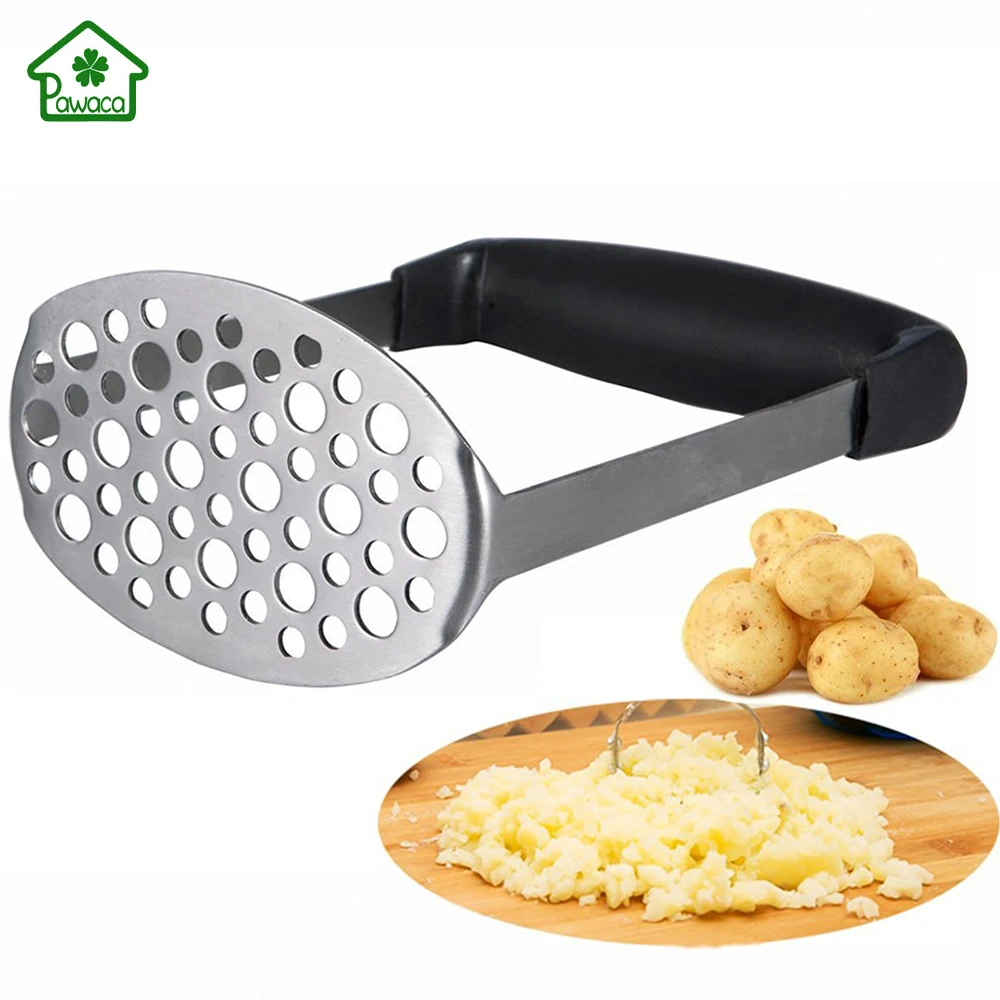 Stainless Steel Potato Mashers Vegetables and Fruits Masher Horizontal