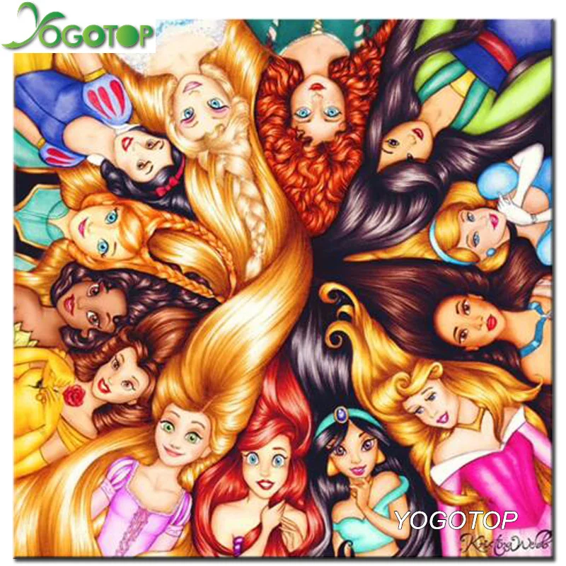 

YOGOTOP Diy Diamond Painting Cross Stitch cartoon Square Diamond Embroidery crafts 5D Diamond Mosaic Home Decoration ZB615