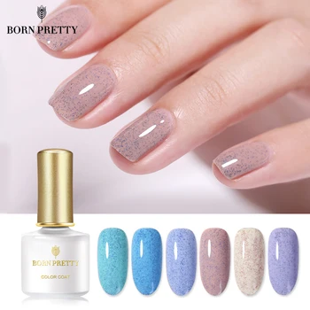 

BORN PRETTY Foggy Gel Polish 6ml Glitter Sequing Soak Off Long Lasting Nail Art Design UV Gel Nail Varnish
