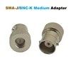 SMA-J (SMA Male)/BNC-K (BNC Female) jack Medium Size RF Adapter 1