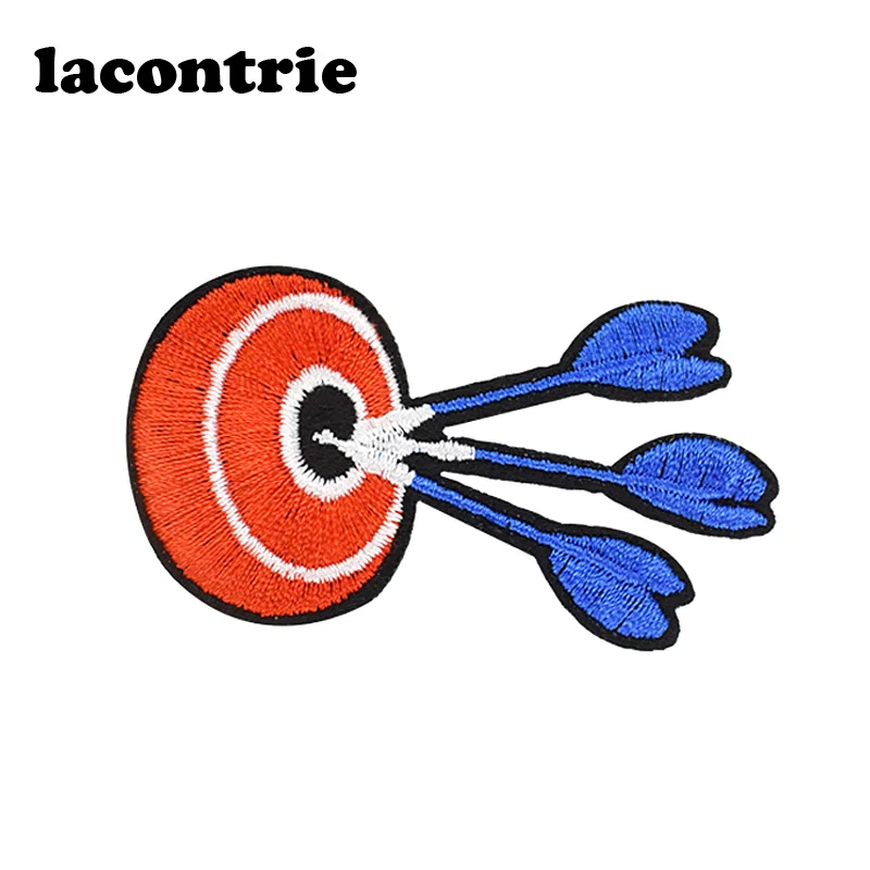 Arrow target patches for diy fashion embroidery patch clothing iron on